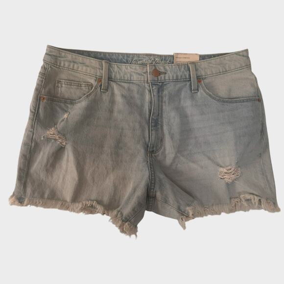 Universal Thread Size 14 32R Denim Vintage Stretch Shortie Shorts NEW NWT - Picture 1 of 13